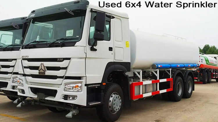 Howo Second Hand Water Trucks for Sale