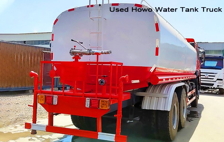 Sinotruk Howo Second Hand Water Tanker Trucks for Sale
