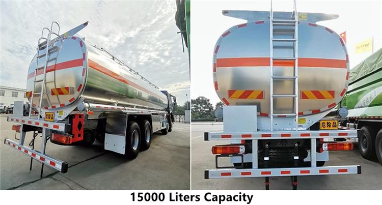 Used Howo Aluminum Fuel Tanks for Semi Truck In Namibia