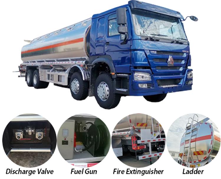 Used Howo Aluminum Fuel Tanks for Semi Truck In Namibia