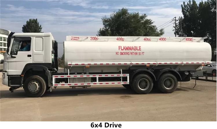 Pre Owned Sinotruk Howo Diesel Tanker Truck 20000 Liters for Sale In Nigeria