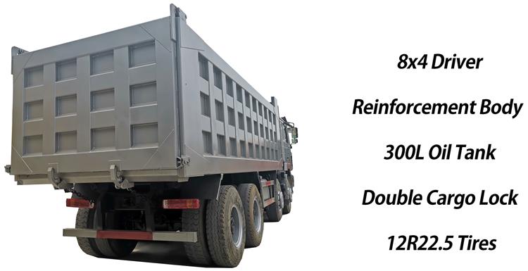 Used Shacman F3000 Dump Truck 8x4 for Sale in Zambia