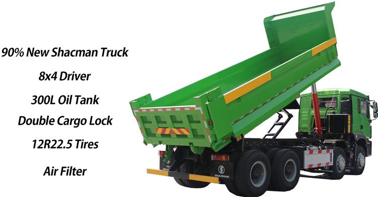 2nd Hand Truck Used Shacman Tipper Truck for Sale In Tanzania