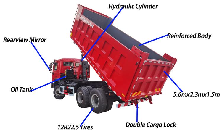 Used Shacman 10 Wheeler Dump Truck Price In Zimbabwe