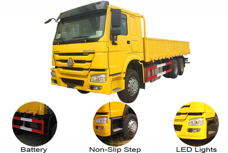 6x4 Used Howo Cargo Truck for Sale