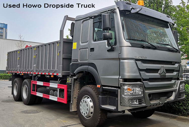 6x4 10 Wheeler Used Howo Sidewall Cargo Truck for Sale