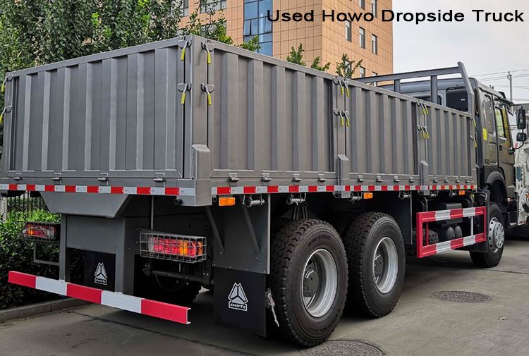 6x4 10 Wheeler Used Howo Sidewall Cargo Truck for Sale