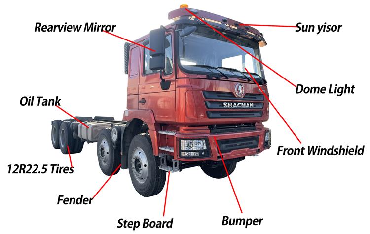 Used Shacman F3000 Cargo Truck 8x4 for Sale In Nigeria