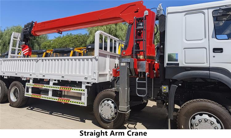 Used Howo 8x4 Crane Truck for Sale Near Me In Nigeria
