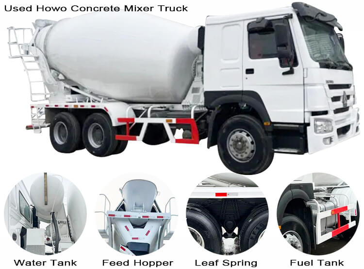 6x4 Used Howo Mixer Truck for Sale