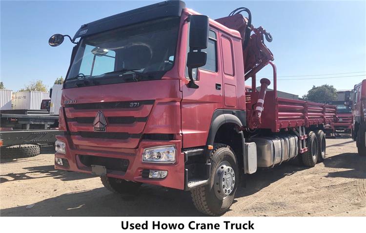 Used 10 Ton Howo Boom Truck Crane for Sale in Ghana