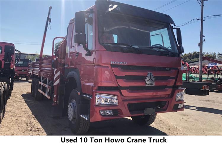Used 10 Ton Howo Boom Truck Crane for Sale in Ghana