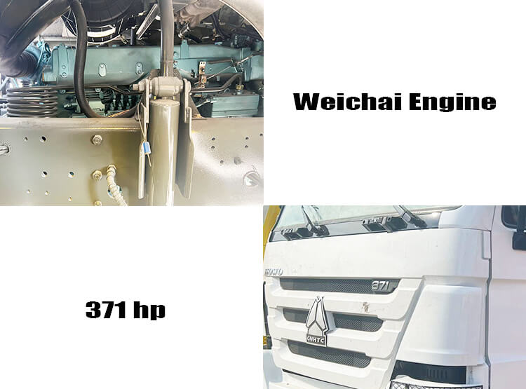6x4 371 Second Hand Howo Cargo Truck for Sale in Nigeria
