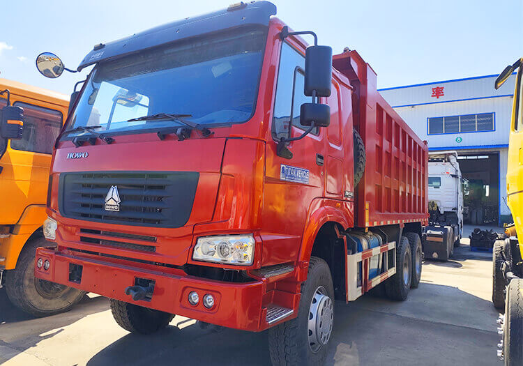 6x4 Used Howo 371 Dump Truck for Sale in Zambia
