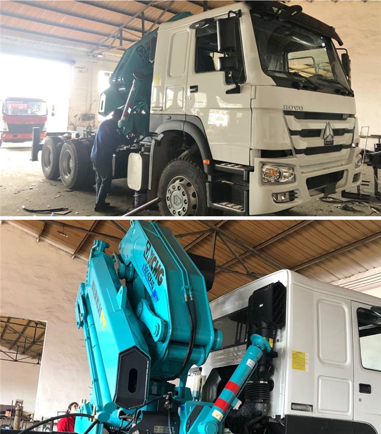 Used Howo Crane Boom Truck for Sale In Tanzania