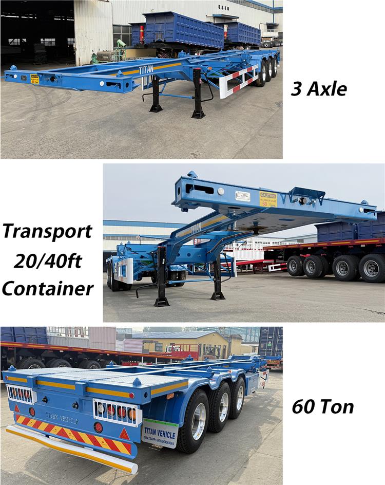 40ft Container Chassis Trailer for Sale In Jamaica