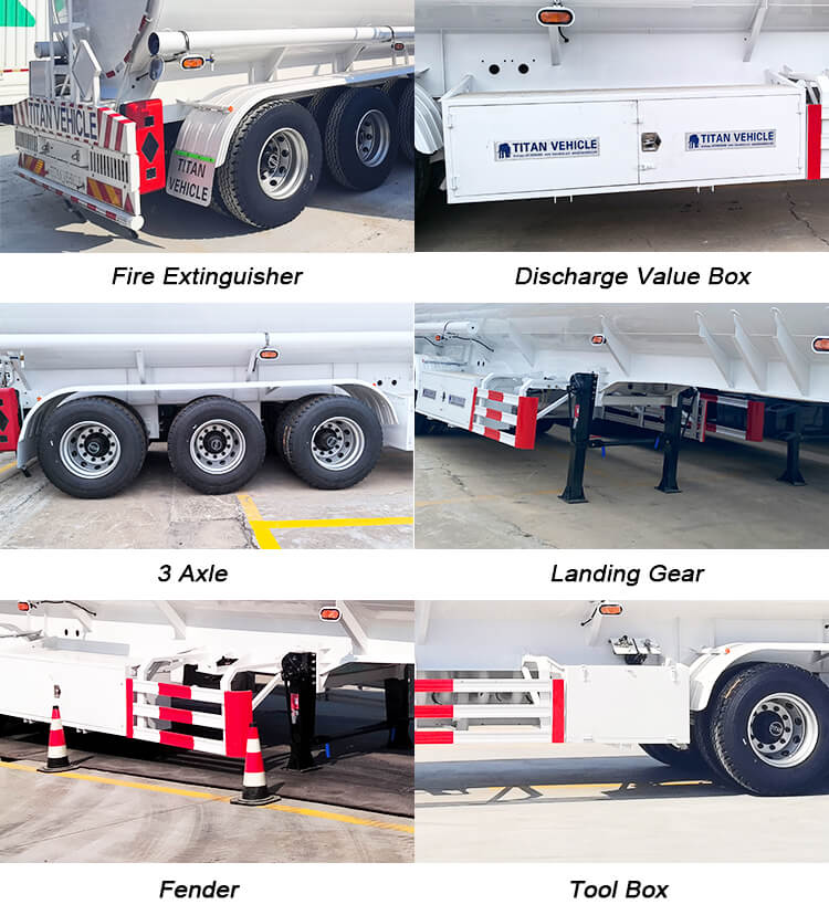 3 Axle 42000 literds Fuel Tanker Trailer for sale in DR Congo