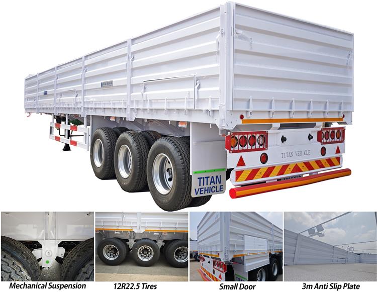 60 Ton Side Wall Trailer for Sale Near Me In Zimbabwe