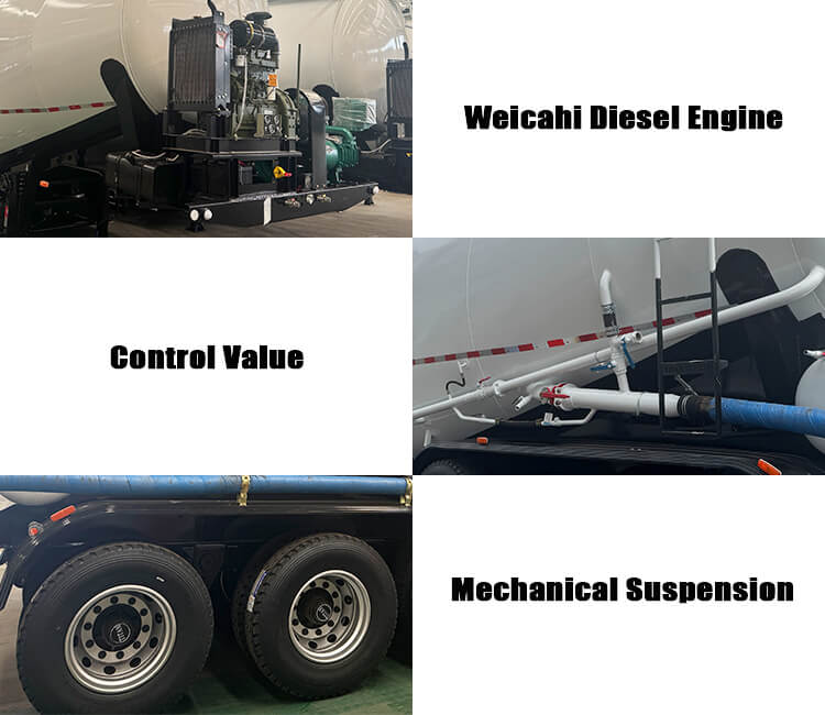 3 Axle Bulk Cement Tanker Trailer for Sale in Dominican