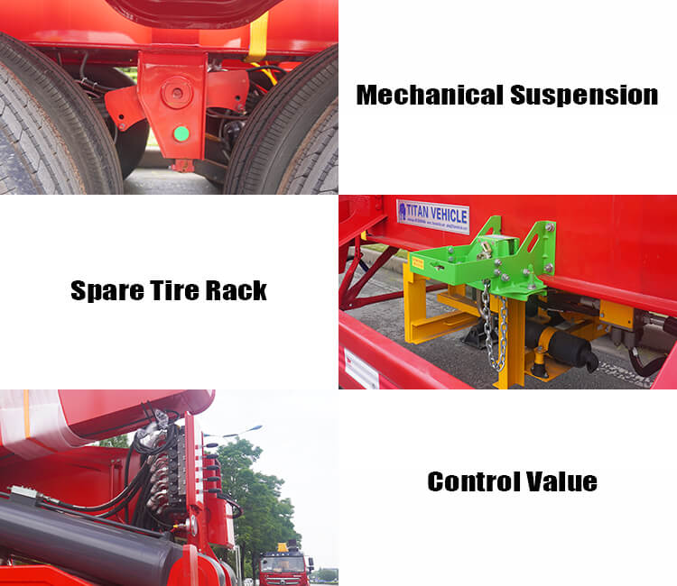 3 Axle 40 Ft Container Side Loader Trailer for Sale in United Arab Emirates