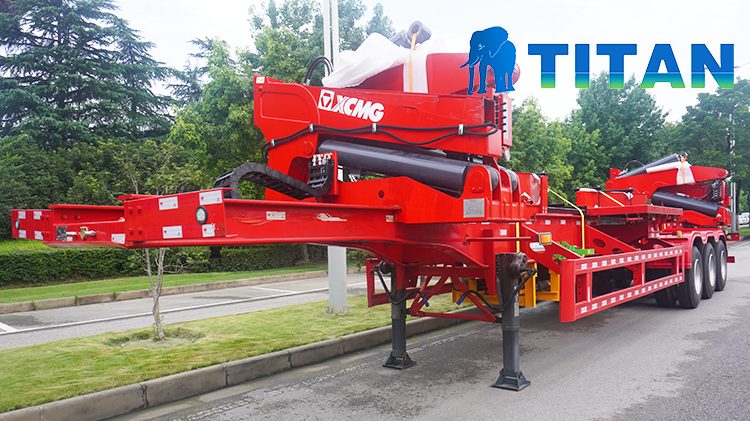 3 Axle 40 Ft Container Side Loader Trailer for Sale in United Arab Emirates