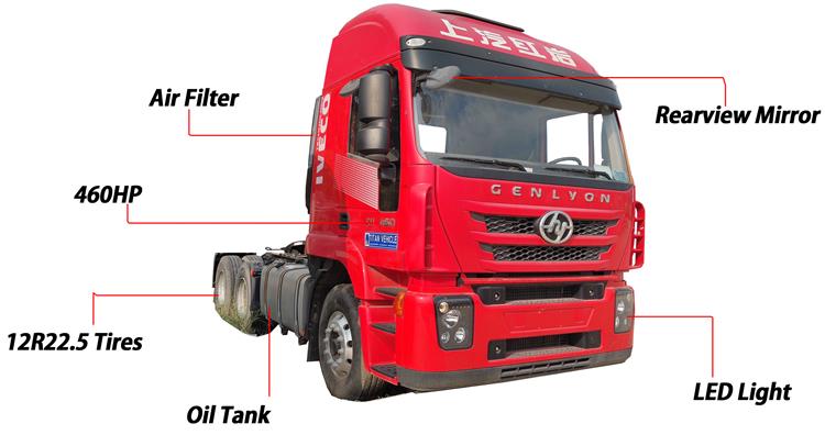Used Hongyan Genlyon Truck Head for Sale In Tanzania