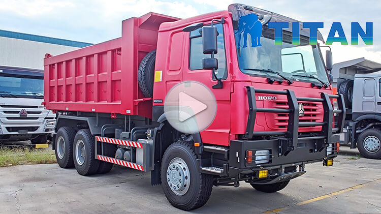 ZZ3527 10 Wheeler Used Howo Dump Truck for Sale in Cameroon
