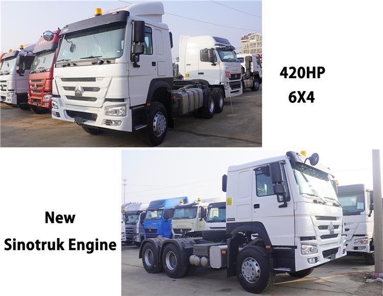 RHD Used Howo 420HP Truck Head for Sale In Tanzania