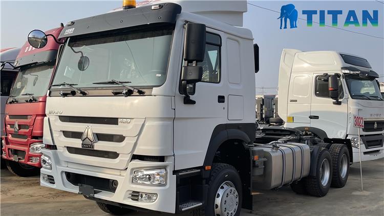 RHD Used Howo 420HP Truck Head for Sale In Tanzania