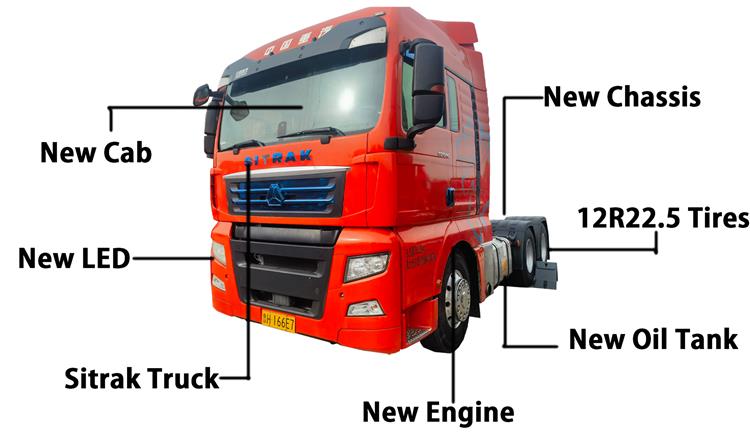 Used Sinotruk Sitrak Trucks Price 6x4 Tractor Truck for Sale In Nigeria Lagos