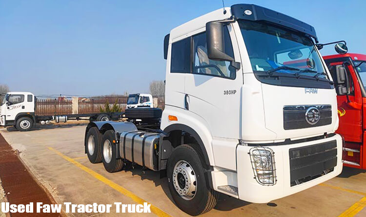 J5p 380 Used Faw Truck Tractor for Sale in Tanzania