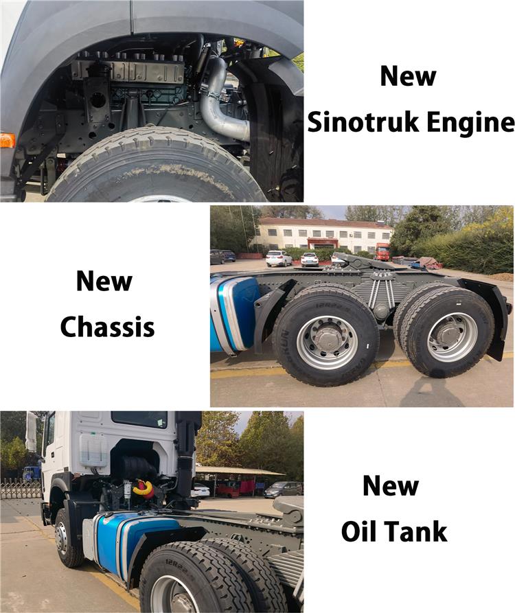 Right Hand Drive Used 6x4 Howo Tractor Head for Sale In Papua New Guinea