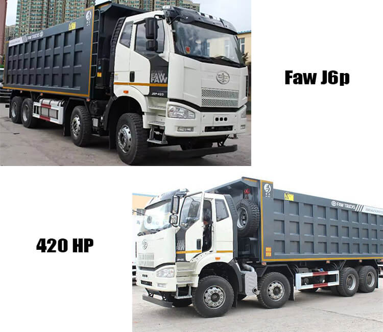 Used 8x4 10 Wheeler Faw J6p Dump Truck Price in Nigeria