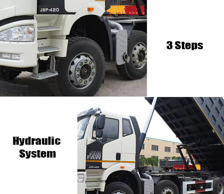 Used 8x4 10 Wheeler Faw J6p Dump Truck Price in Nigeria