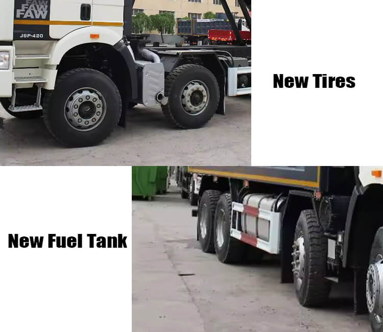 Used 8x4 10 Wheeler Faw J6p Dump Truck Price in Nigeria