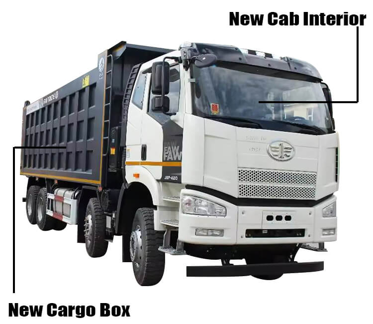 Used 8x4 10 Wheeler Faw J6p Dump Truck Price in Nigeria