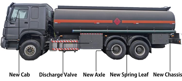 380HP Used Howo Oil Tanker Truck 10 Wheeler for Sale in Jamaica