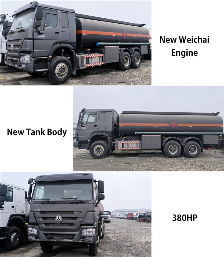 380HP Used Howo Oil Tanker Truck 10 Wheeler for Sale in Jamaica