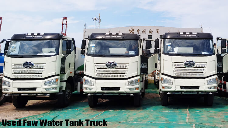 6x4 Faw Used Water Tanker Truck for Sale in Nigeria