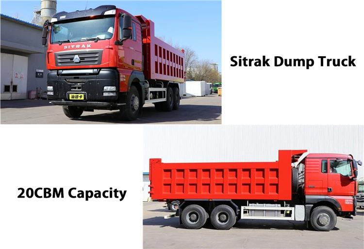 Used Sitrak Dump Truck T7H 6x4 10 Wheeler for Sale In Angola