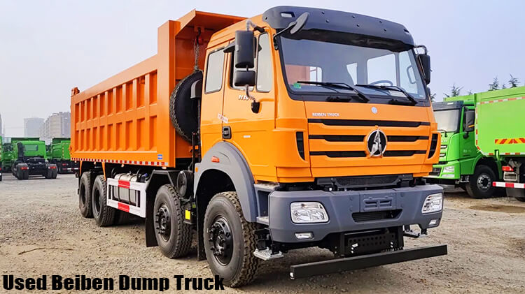 Second Hand Beiben 6x4 North Benz Dump Truck Price