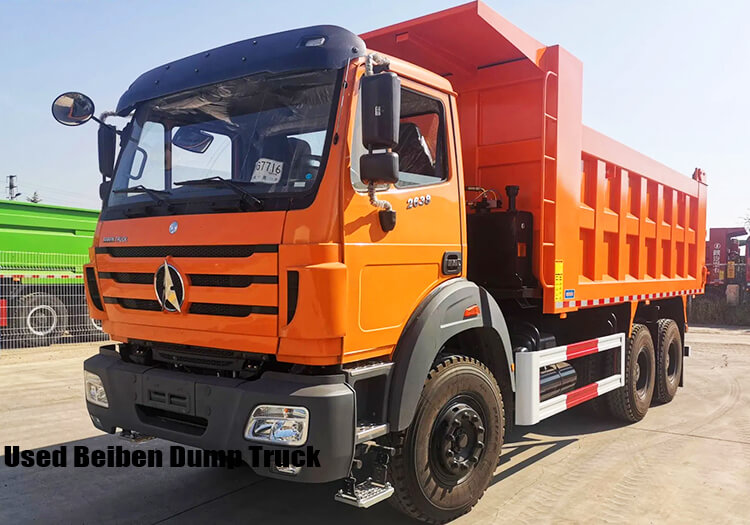 Second Hand Beiben 6x4 North Benz Dump Truck Price