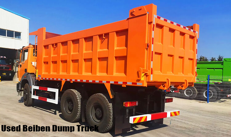 Second Hand Beiben 6x4 North Benz Dump Truck Price
