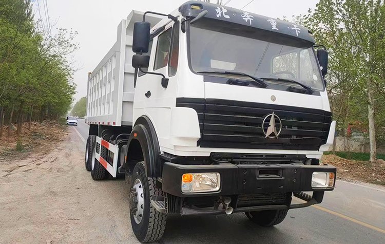 Used 10 Wheeler North Benz Truck Beiben Tipper Truck for Sale