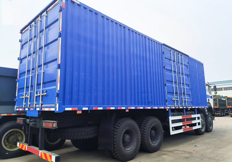 12 Wheeler Northbenz Beiben Used Cargo Box Trucks for Sale