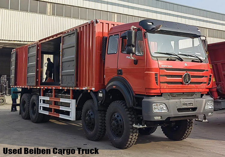 8x4 Beiben Used Cargo Trucks for Sale Near Me by Owner