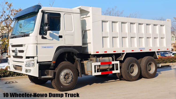 In Stock CNHTC Euro 2 Howo 10 Wheeler Dump Truck Price in Libya