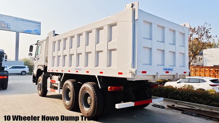 In Stock CNHTC Euro 2 Howo 10 Wheeler Dump Truck Price in Libya