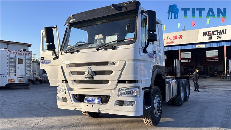 used howo 380 truck head