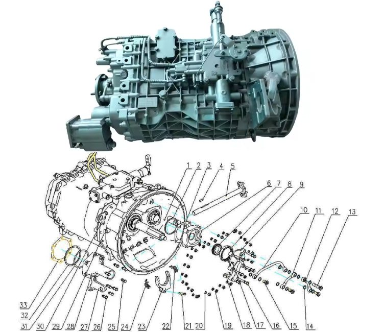 Brand New Sinotruk Howo 371 Transmission